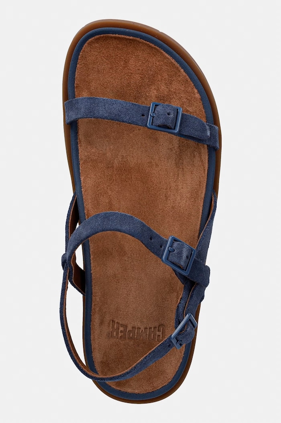 Camper női velúr szandál Lluc Sandal sötétkék K201883.003