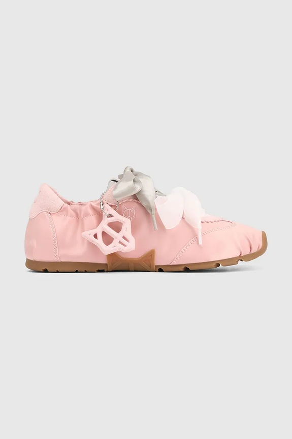 Naked Wolfe Adorable Pink Satin sneakersy damskie różowy Adorable.Pink.Satin