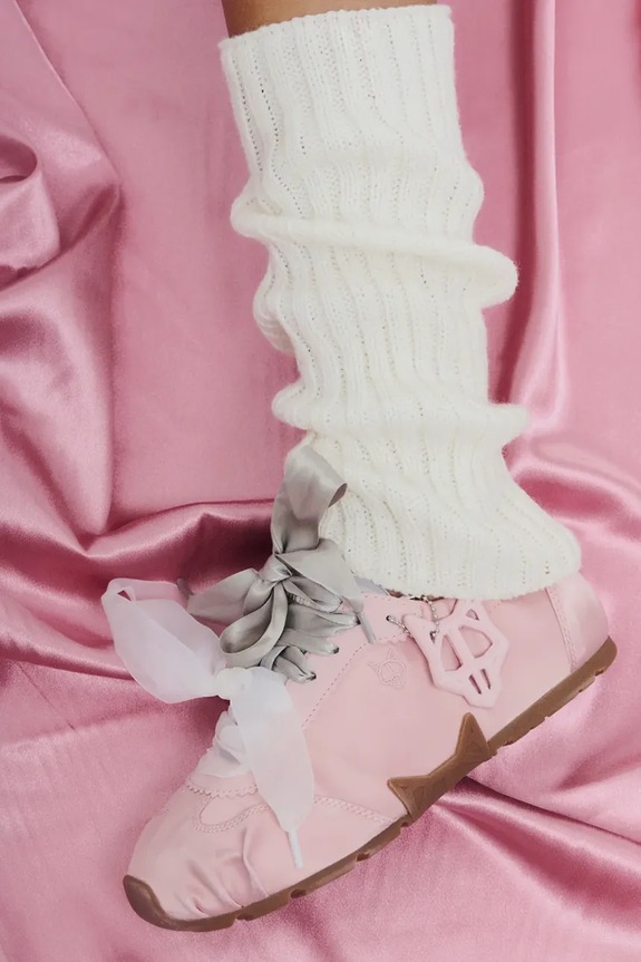 Naked Wolfe Adorable Pink Satin sneakersy damskie Adorable.Pink.Satin