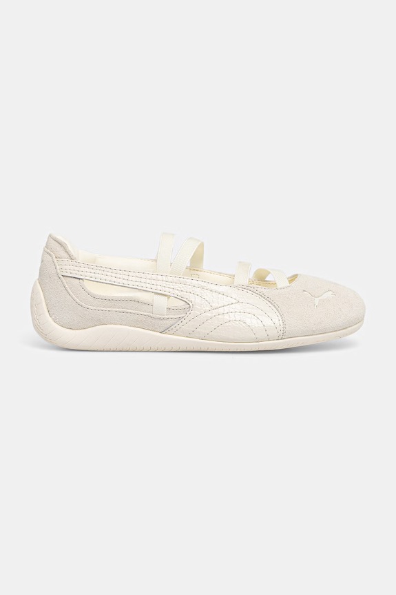 Puma baleriny zamszowe Speedcat Ballet Python II 407710 beżowy SS26