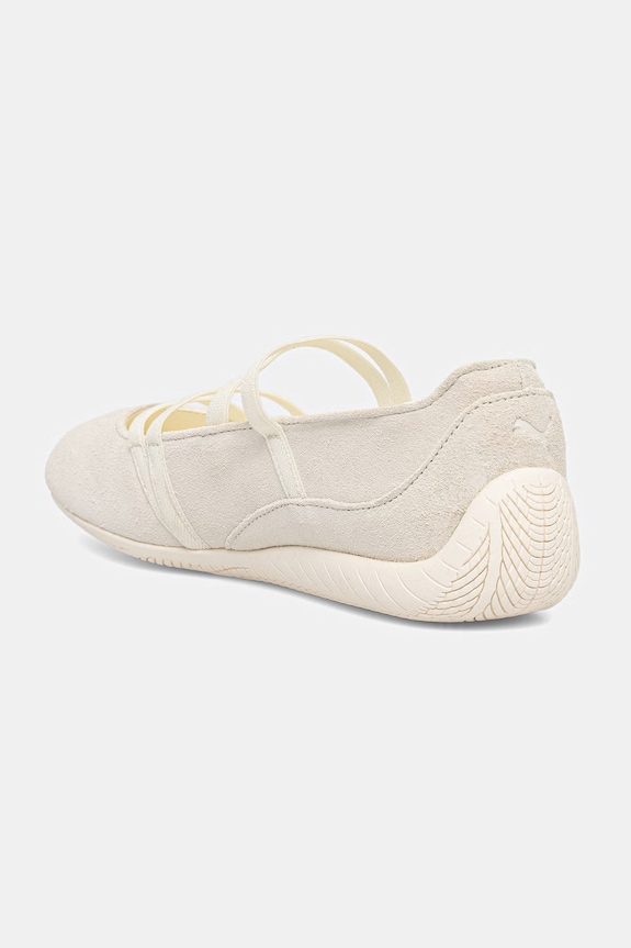 Obuwie Puma baleriny zamszowe Speedcat Ballet Python II 407710 beżowy