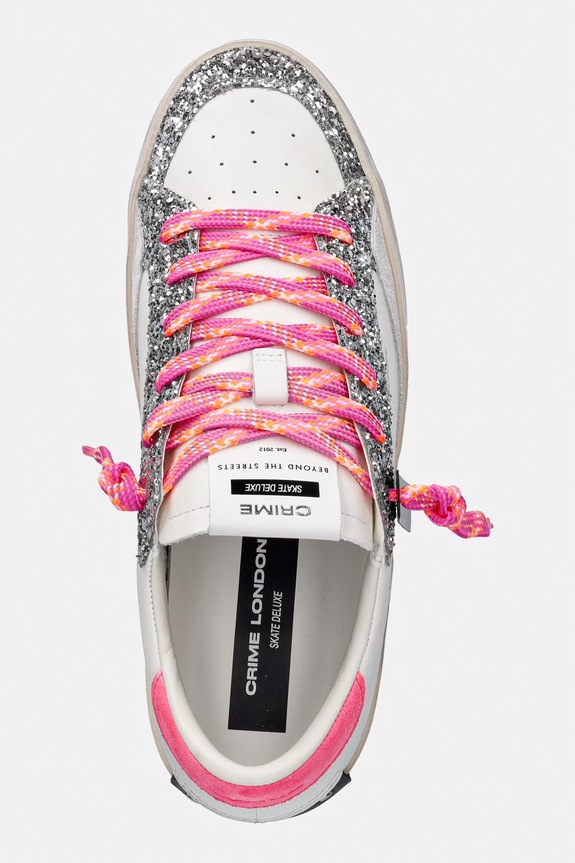 Crime London SK8 DELUXE WEDGE sneakersy damskie biały 29150PP8.10