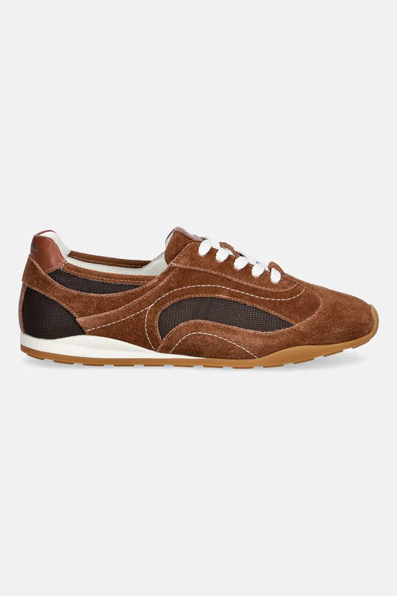 Valentino PLUSH Sneaker Low-Top sneakers boty dámské semišové 91P4702CAM.TABACCO hnědá SS26