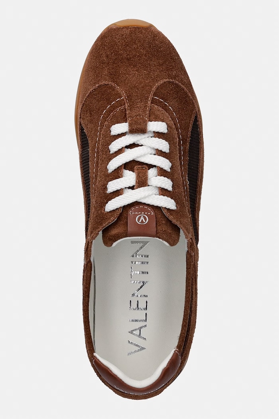 Valentino PLUSH Sneaker Low-Top sneakers boty dámské semišové hnědá 91P4702CAM.TABACCO