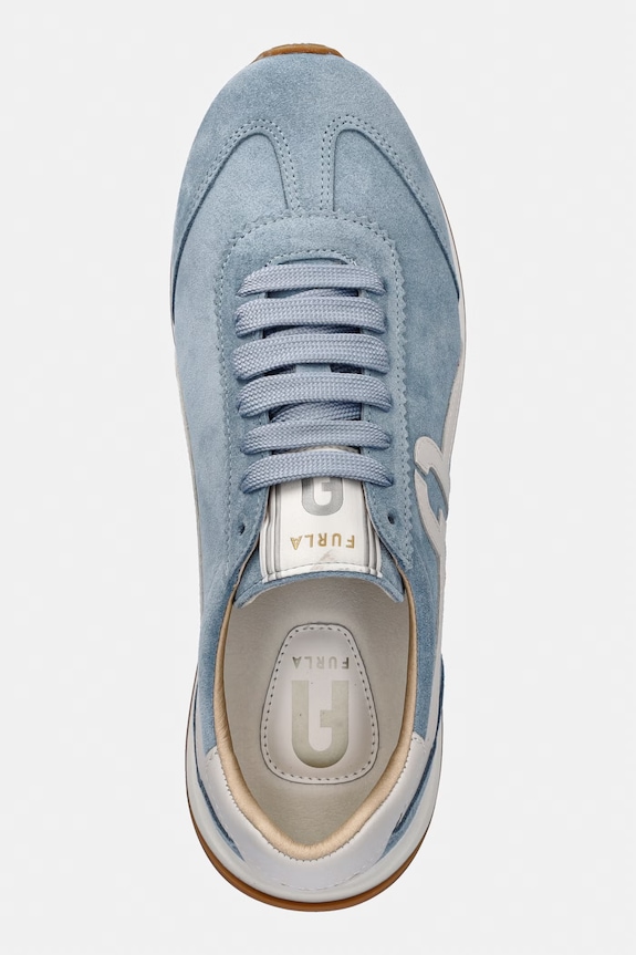 Furla Retro sneakers da donna in scamoscio blu YK56RET.BX0580.4830S