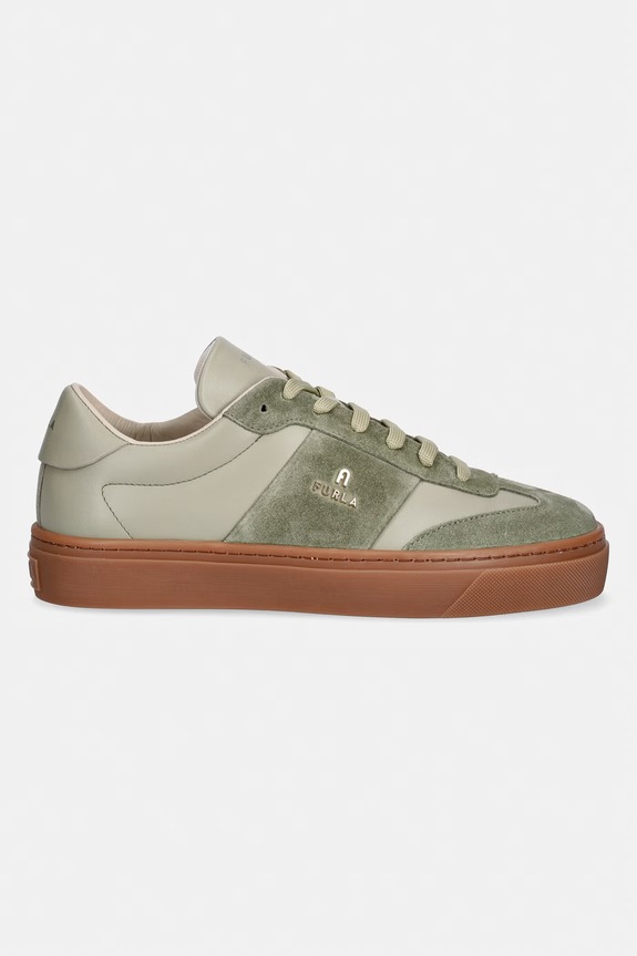 Furla sneakers da donna in pelle YI79ENJ.BX3712.4244S verde SS26