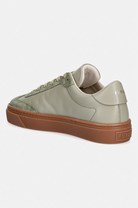 Scarpe Furla sneakers da donna in pelle YI79ENJ.BX3712.4244S verde
