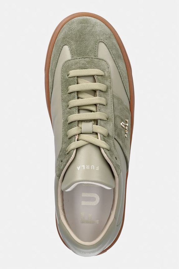Furla sneakers da donna in pelle verde YI79ENJ.BX3712.4244S