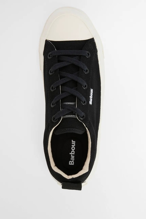Barbour Stanhope Trainer tenisice za žene od pamuka LFO0808BK72