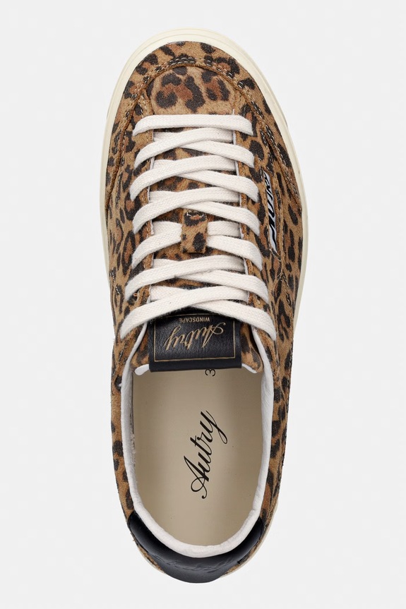 AUTRY Windscape sneakersy damskie zamszowe brązowy A1UNSCLWDY01