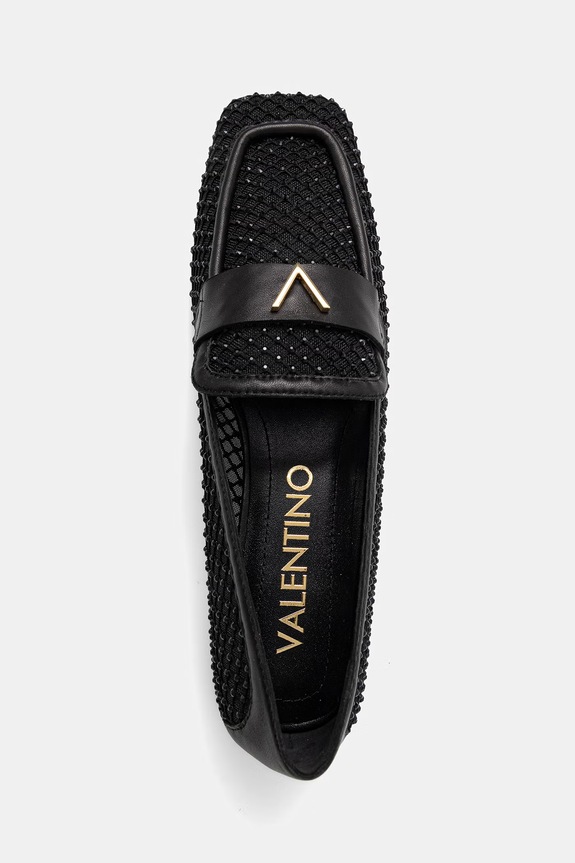 Valentino mokasíny dámske CRYSTAL čierna 91C4602STRS.BLACK
