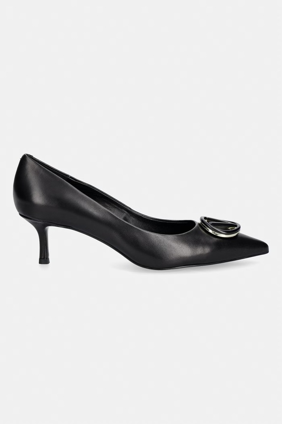 Valentino stilettos din piele Decollete kitten 91V1607NAP.BLACK negru SS26