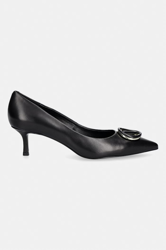 Valentino stilettos din piele Decollete kitten 91V1607NAP.BLACK negru SS26
