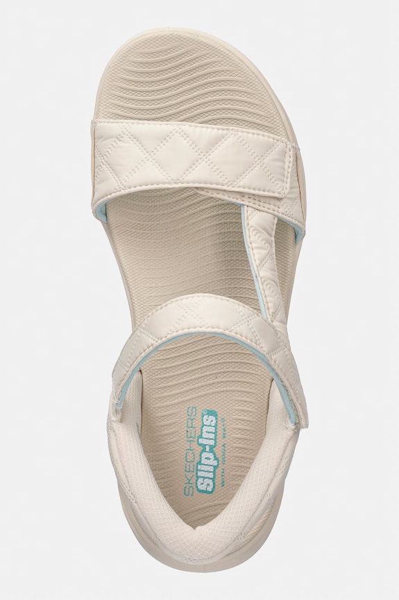 Skechers σανδάλια Γυναικεία GO WALK GLIDE-STEP μπεζ 141276