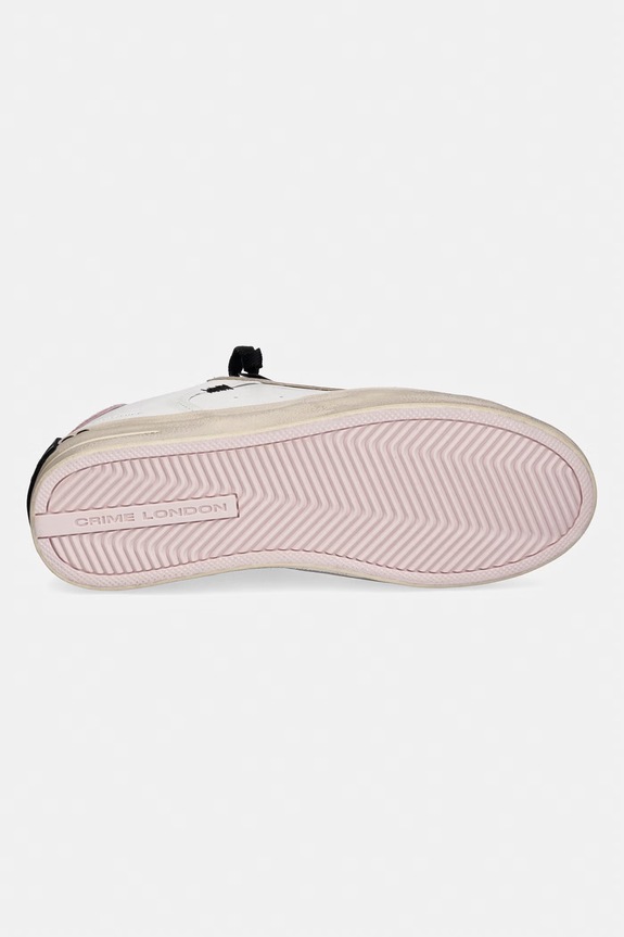 Crime London SK8 DELUXE αθλητικά γυναικεία δερμάτινα 25115II8.10 λευκό