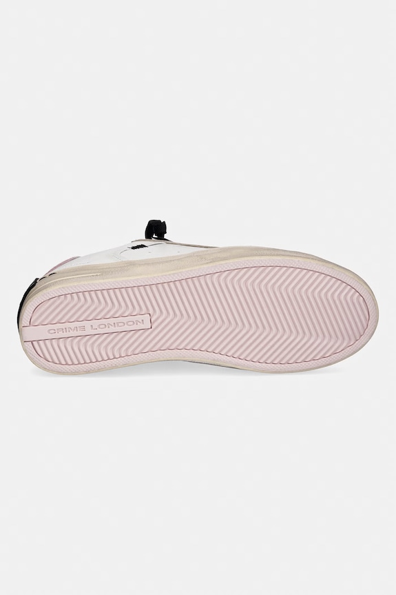 Crime London SK8 DELUXE αθλητικά γυναικεία δερμάτινα 25115II8.10 λευκό