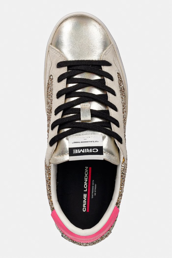 Crime London DISTRESSED sneakers Γυναικεία χρυσαφί 25016II8.51