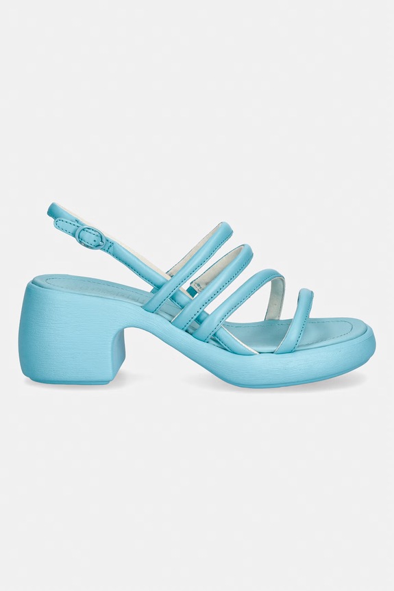 Camper sandały na słupku skórzane Thelma Sandal K201723.002 niebieski SS26