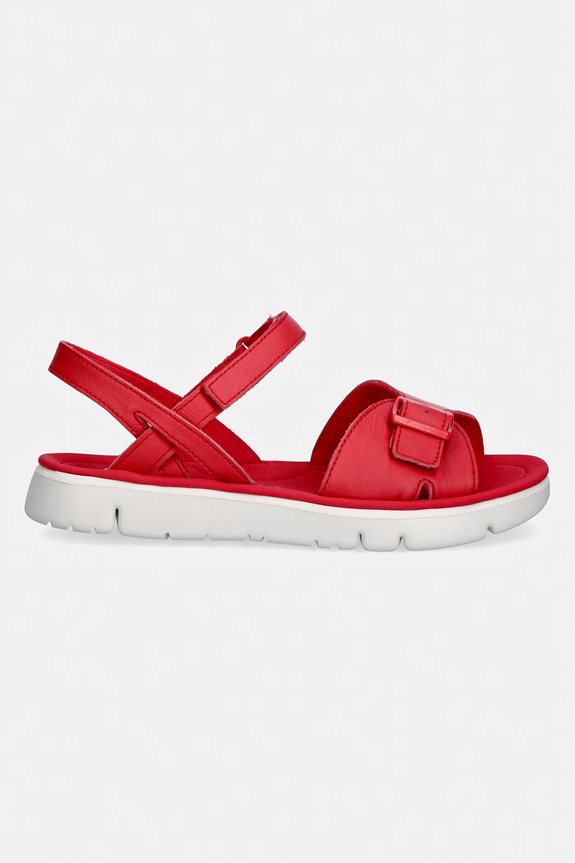 Camper sandały damskie skórzane Oruga Sandal K200631.014 czerwony SS26