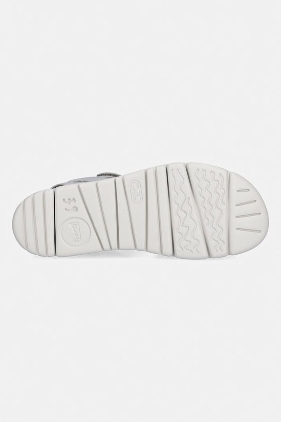 Camper damskie skórzane Oruga Sandal K200631.012 srebrny