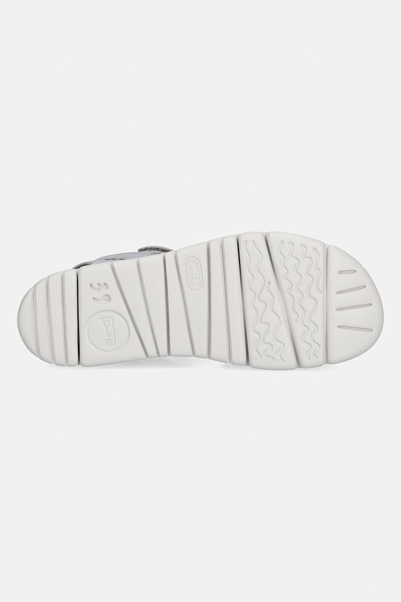 Camper damskie skórzane Oruga Sandal K200631.012 srebrny