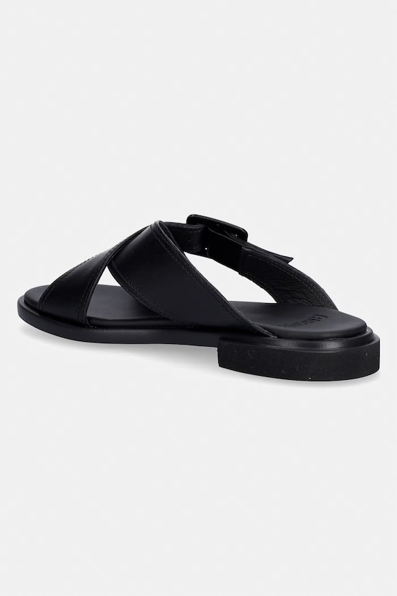 Boty Camper pantofle na plochém podpatku dámské kožené Edy K201384.005 černá