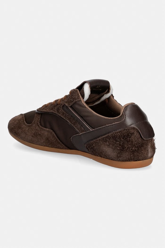 Obuwie Copenhagen material mix sneakersy damskie CPH650 brązowy