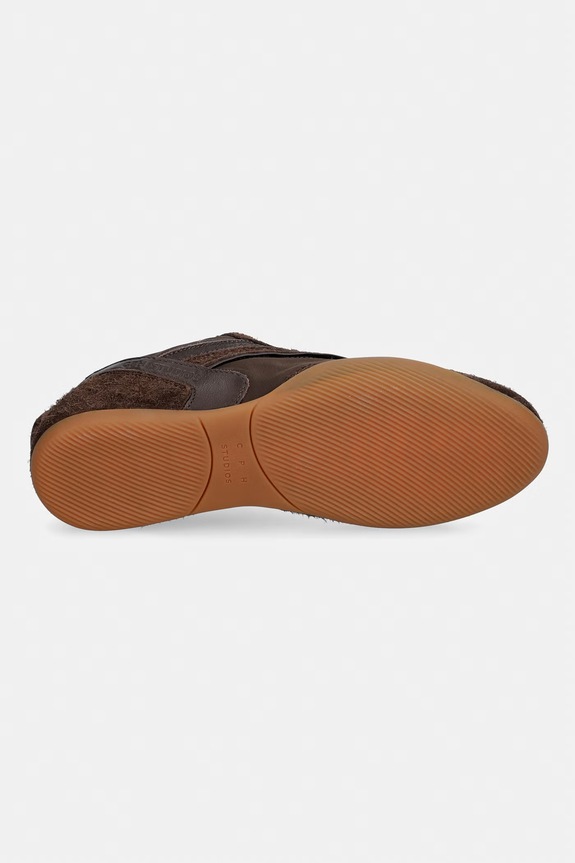 Copenhagen material mix sneakersy damskie CPH650 brązowy