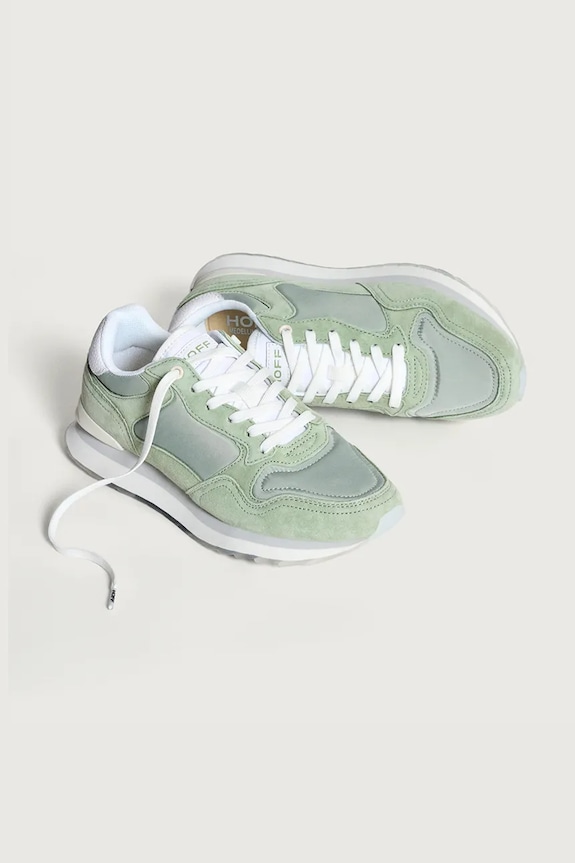 Hoff MEDELLÍN sneakers da donna in scamoscio 12502004 verde SS26