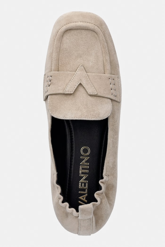 Valentino μοκασίνια Γυναικεία σουέτ RESORT μπεζ 91R3105CAM.SAND