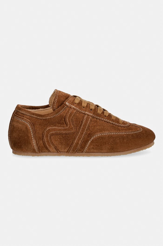 Billi Bi Cognac suede tenisky dámske semišové A8575.055 hnedá SS26