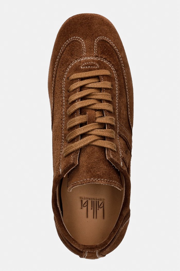 Billi Bi Cognac suede tenisky dámske semišové hnedá A8575.055