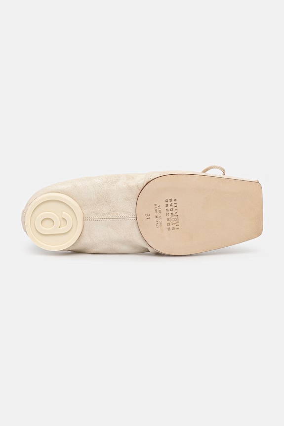 MM6 Maison Margiela ballerine in pelle S66WZ0037.P7706 beige