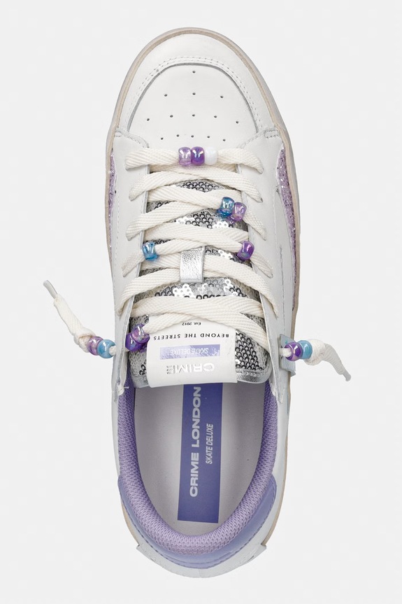 Crime London SK8 DELUXE sneakersy damskie beżowy 29152PP8.10