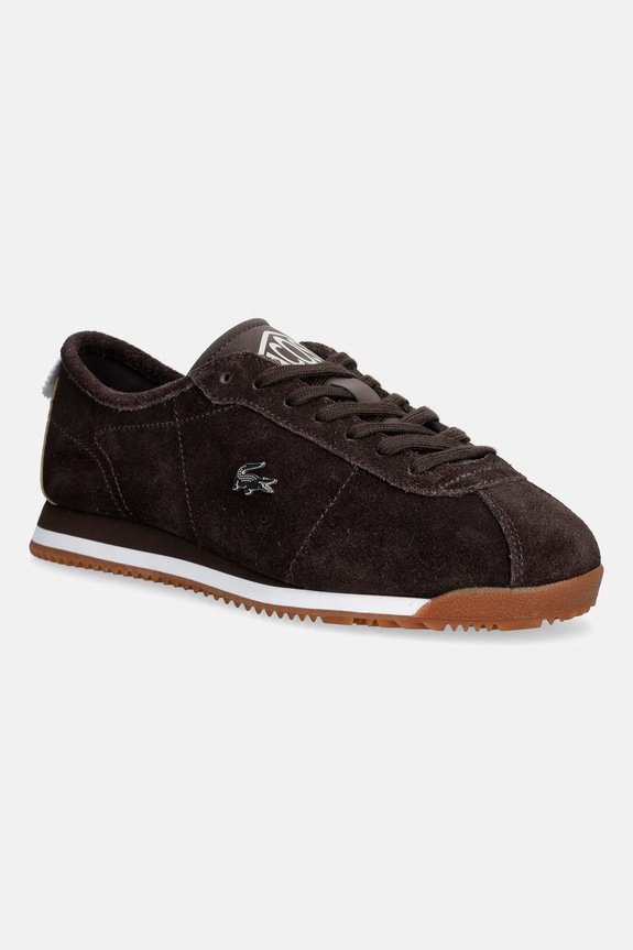 Lacoste CLUB-LOW tenisky dámske semišové hnedá 51SFA0049.2C3