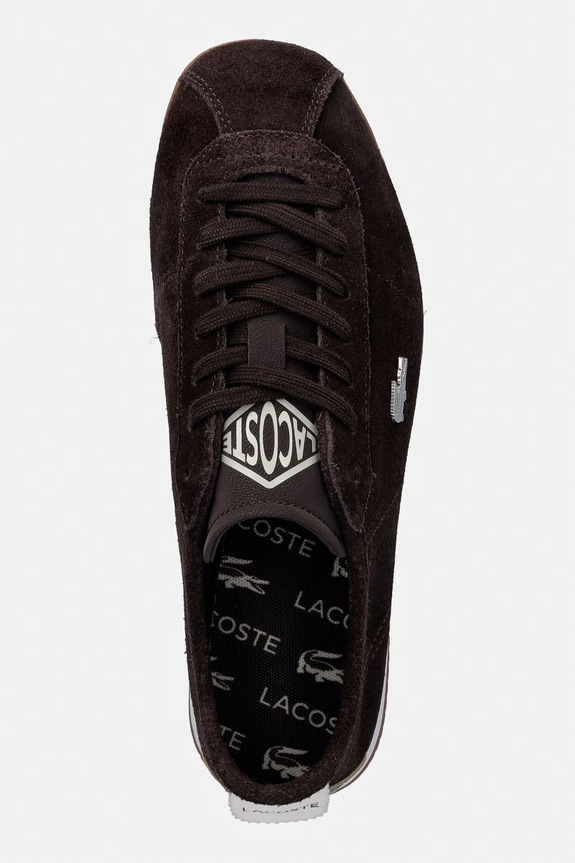 Lacoste CLUB-LOW tenisky dámske semišové hnedá 51SFA0049.2C3