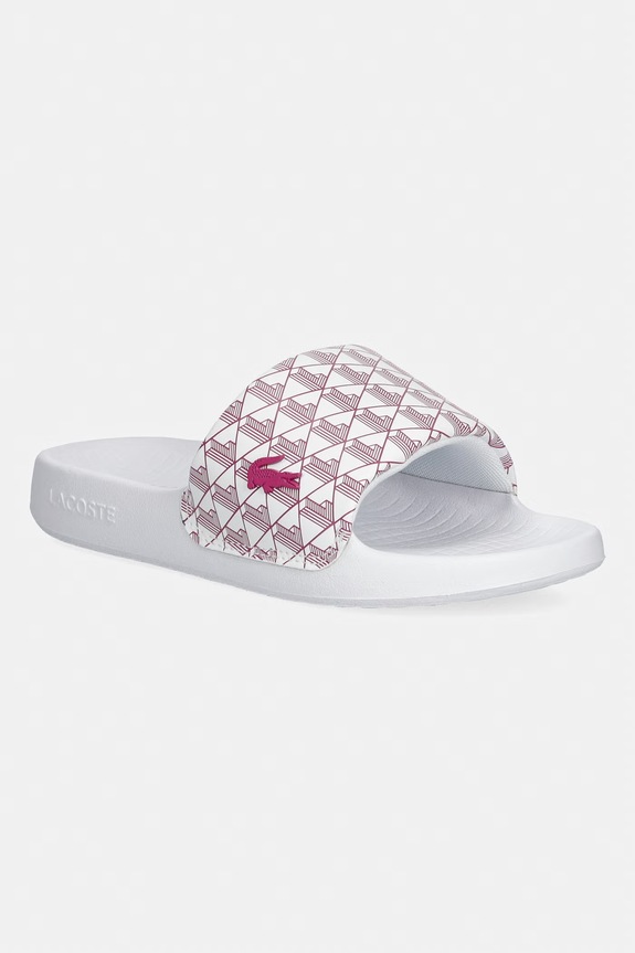 Lacoste klapki basenowe damskie SERVE SLIDE 1.0 biały 51CFA0009.B53