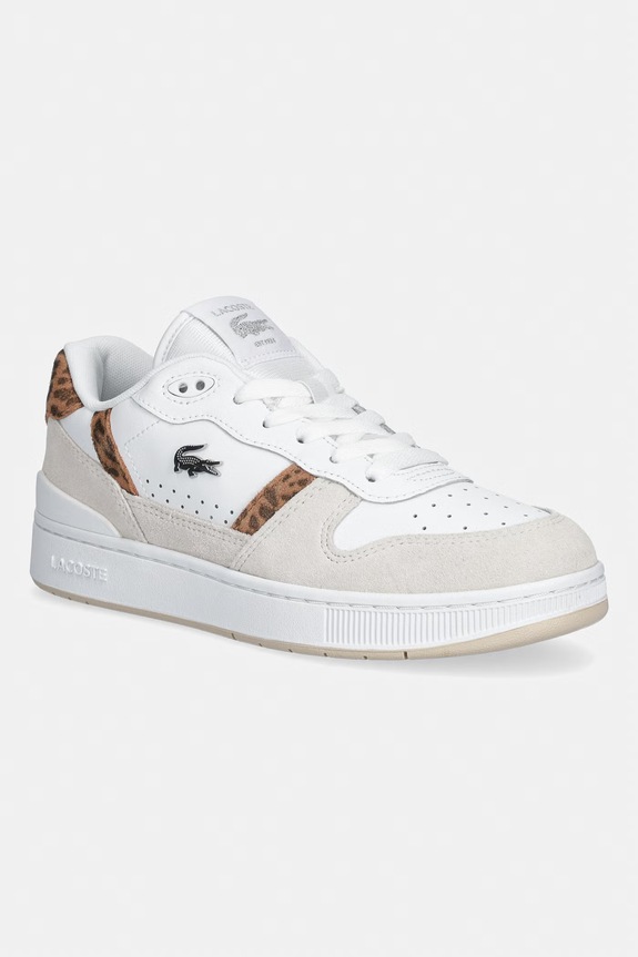 Lacoste T-CLIP SET 225 1 COU SFA sneakers de damă din piele alb 50SFA0079.108