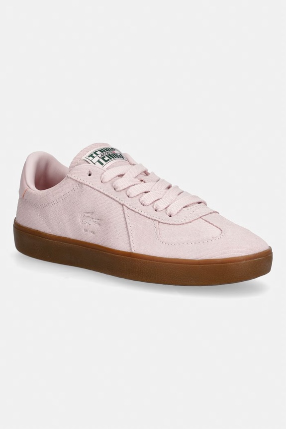 Lacoste BASESHOT PRO sneakersy damskie zamszowe różowy 50SFA0034.ANQ