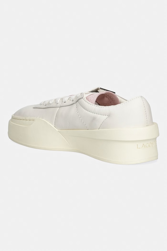 Încălțăminte Lacoste Aura Club Leather Sneakers sneakers pentru femei, din piele 50SFA0145.AI9 bej