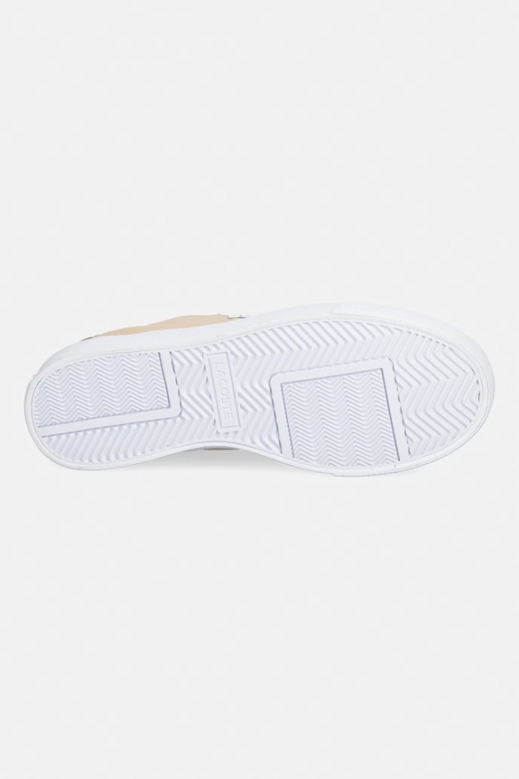 Lacoste Ziane Platform Sneakers sneakersy damskie skórzane 50CFA0035.7F8 beżowy
