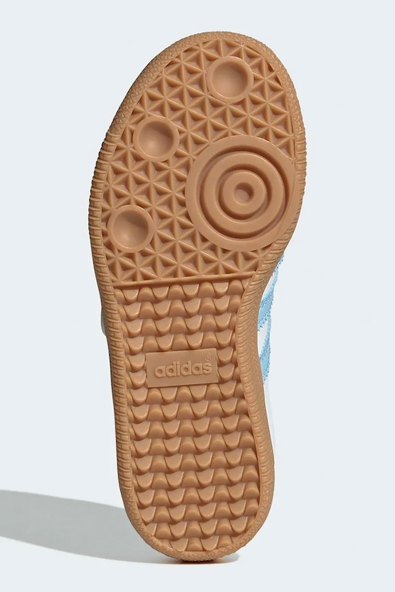 Дитячі шкіряні балетки adidas Originals SAMBA JANE JQ9305