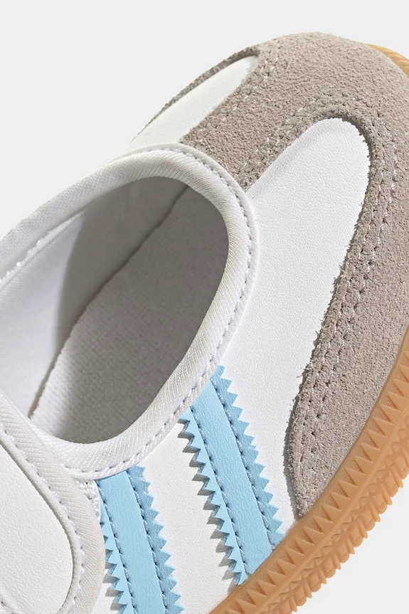 Дитячі шкіряні балетки adidas Originals SAMBA JANE JQ9305