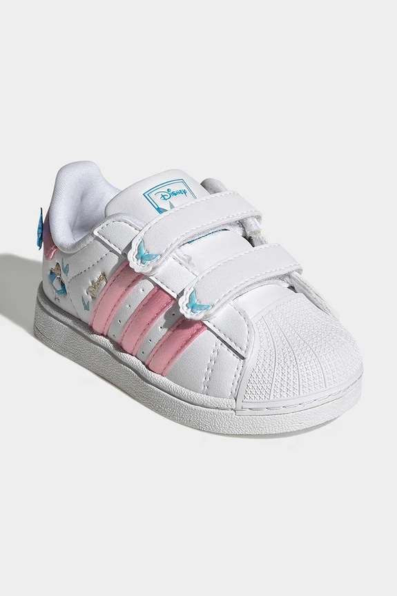 adidas Originals scarpe da ginnastica per bambini DISNEY SUPERSTAR II IH1743 bianco SS26