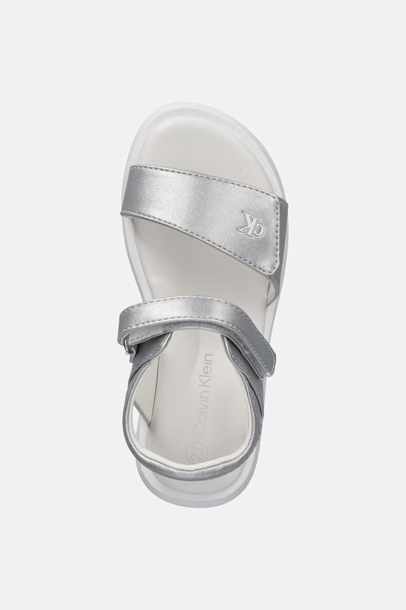 Calvin Klein Jeans sandale copii argintiu V1A2.83241.20.29