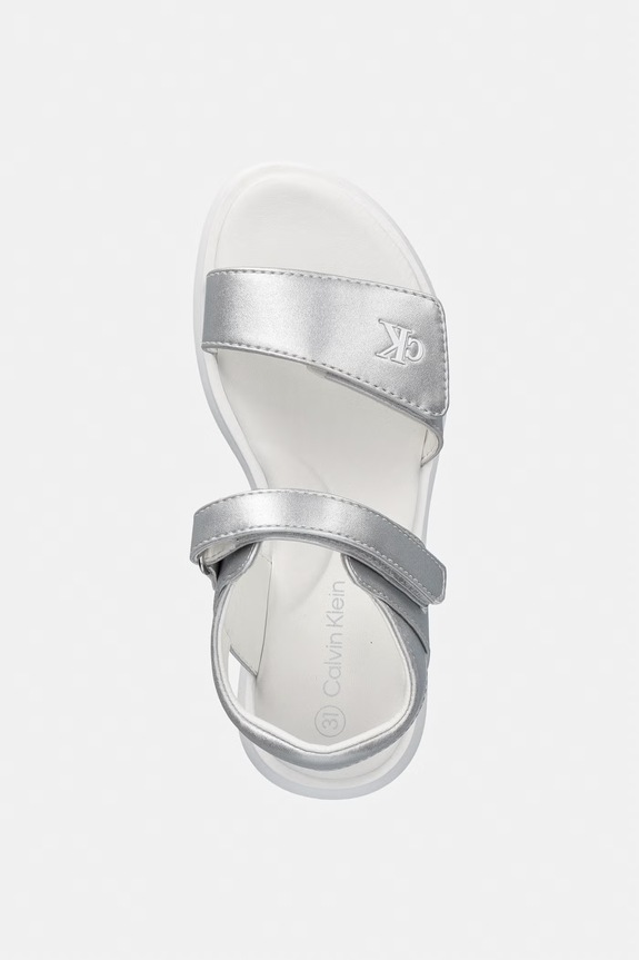 Calvin Klein Jeans sandale copii argintiu V1A2.83241.30.34