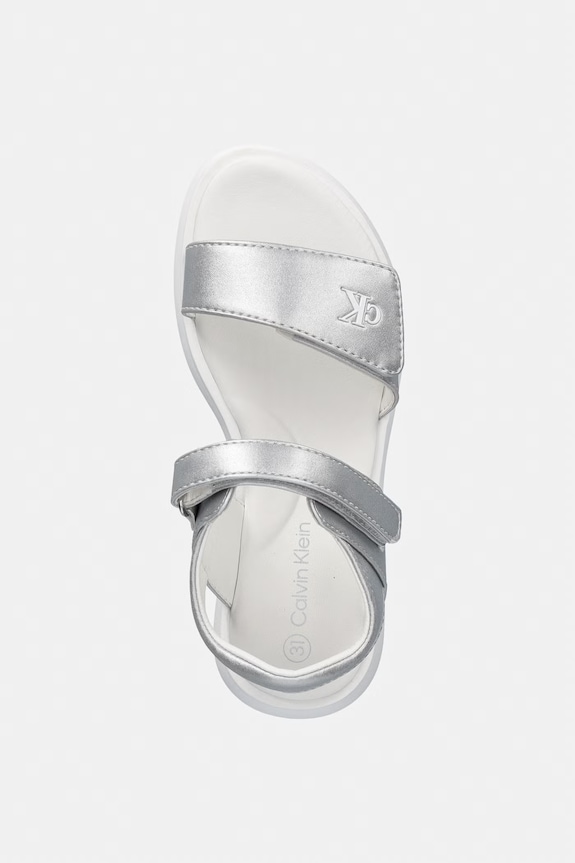 Calvin Klein Jeans sandale copii argintiu V1A2.83241.30.34