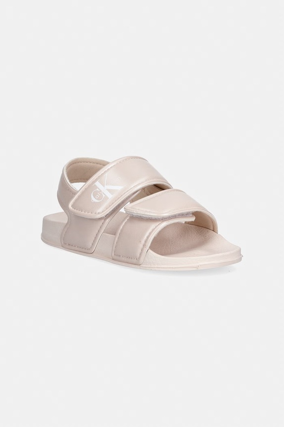 Calvin Klein Jeans sandále na plochom podpätku detské ružová V1AF.83266.22.29