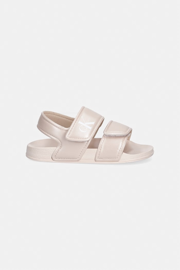 Calvin Klein Jeans sandále na plochom podpätku detské V1AF.83266.22.29 ružová SS26
