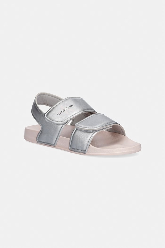 Calvin Klein Jeans sandale copii argintiu V1AF.83266.30.34